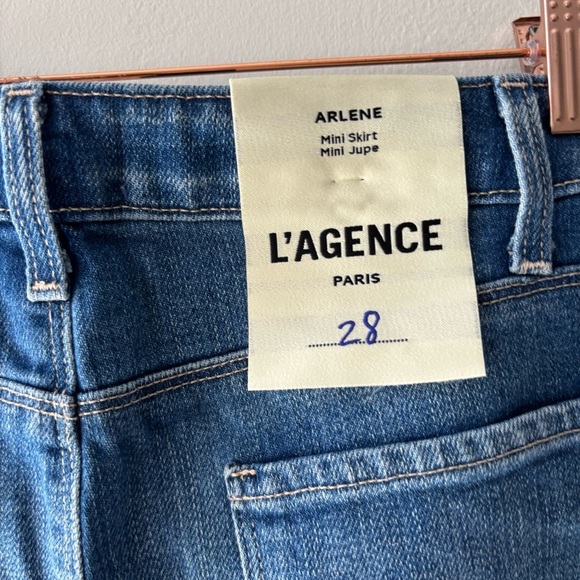 L'AGENCE Arlene Mini Skirt Size 28 $285 - Picture 7 of 8